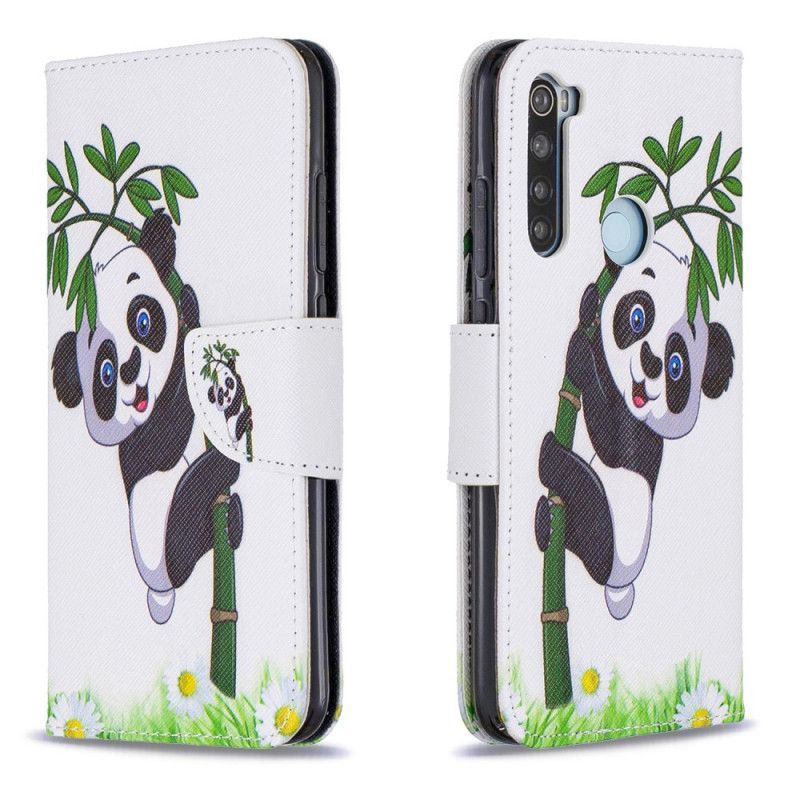 Flipové Pouzdro Xiaomi Redmi Note 8 Panda Na Bambusu