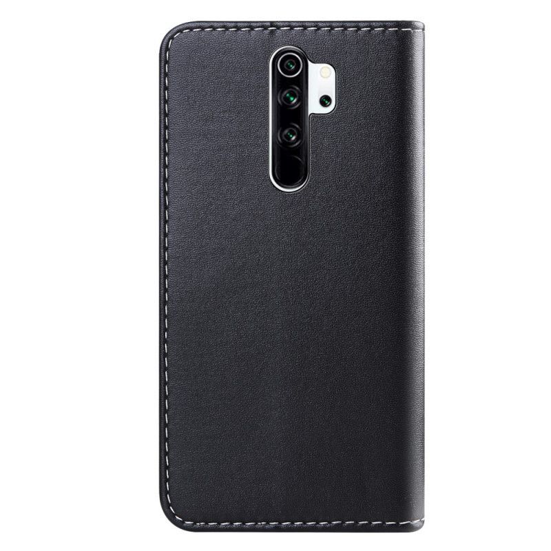 Flipové Pouzdro Xiaomi Redmi Note 8 Pro Efekt Tříbarevné Kůže