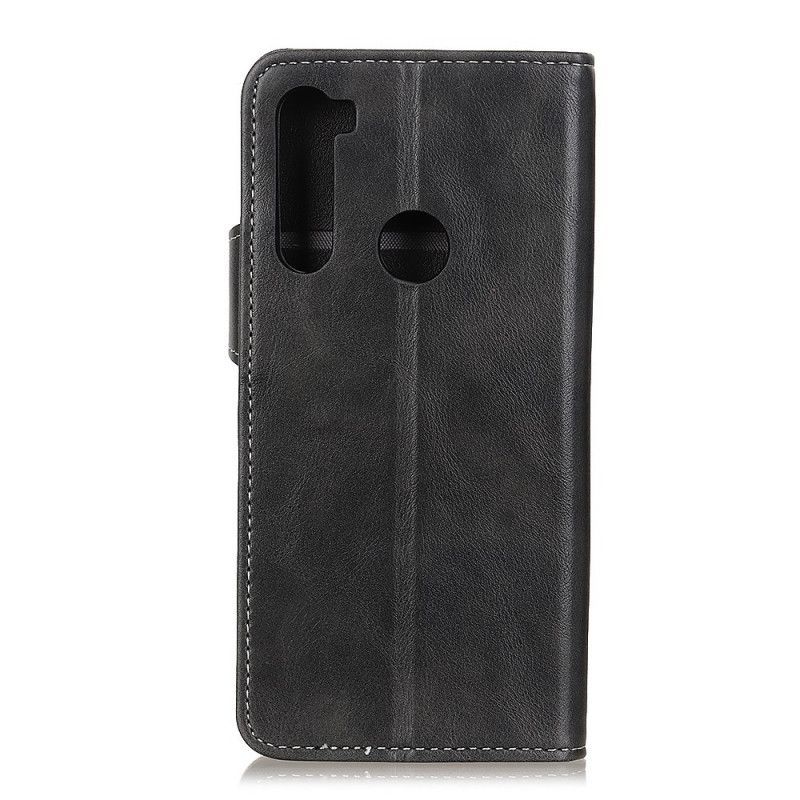 Flipové Pouzdro Xiaomi Redmi Note 8 Tlačítko Uměleckého Šití