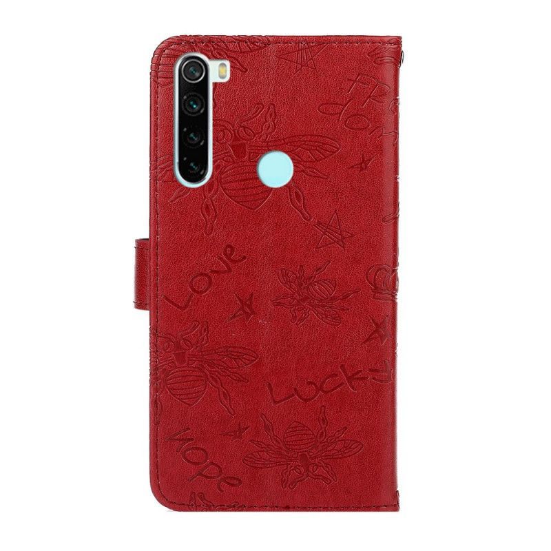 Flipové Pouzdro Xiaomi Redmi Note 8 Úsměv Včelí Kouzlo