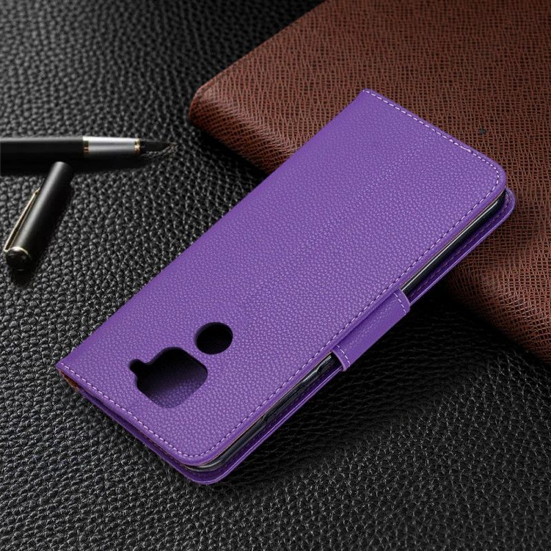 Flipové Pouzdro Xiaomi Redmi Note 9 Litchi Šikmá Klapka