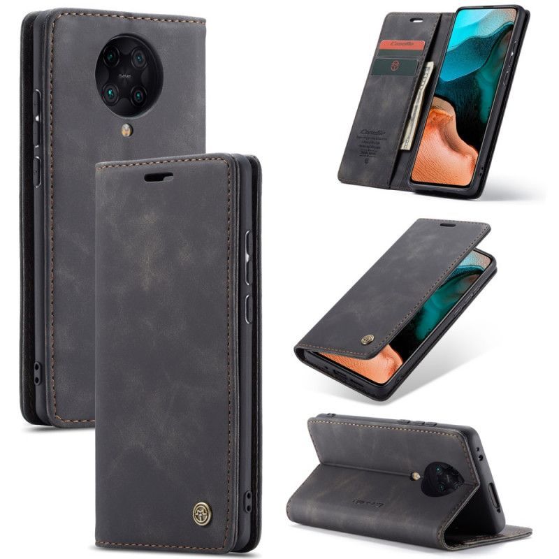 Flipový Kryt Xiaomi Kožené Pouzdro Folio Poco F2 Pro Caseme Imitace Kůže