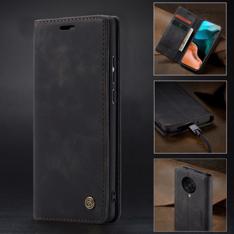 Flipový Kryt Xiaomi Kožené Pouzdro Folio Poco F2 Pro Caseme Imitace Kůže