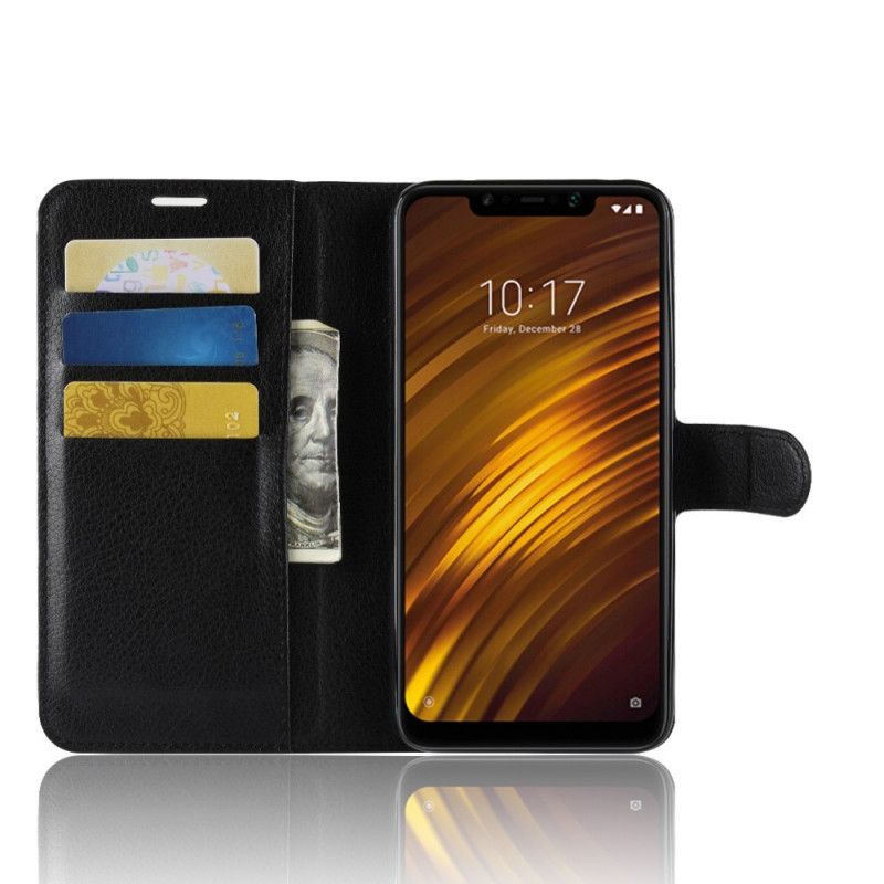 Klasický Kryt Xiaomi Kožený Kryt Pocophone F1