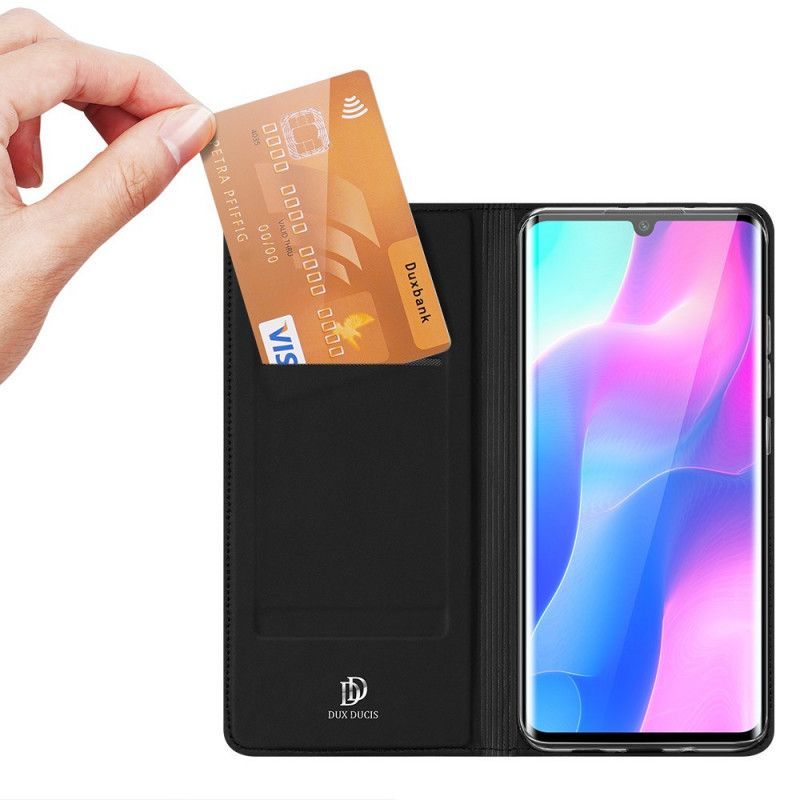 Kožené Pouzdro Folio Na Xiaomi Mi Note 10 Lite Kůže Pro Dux Ducis