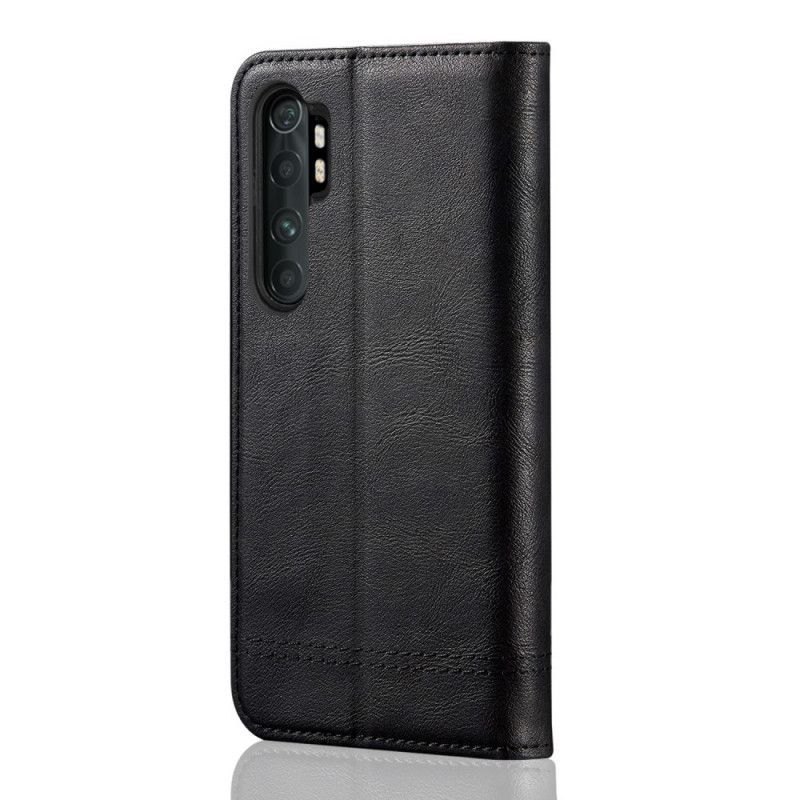 Kožené Pouzdro Folio Na Xiaomi Mi Note 10 Lite Švy S Koženým Efektem