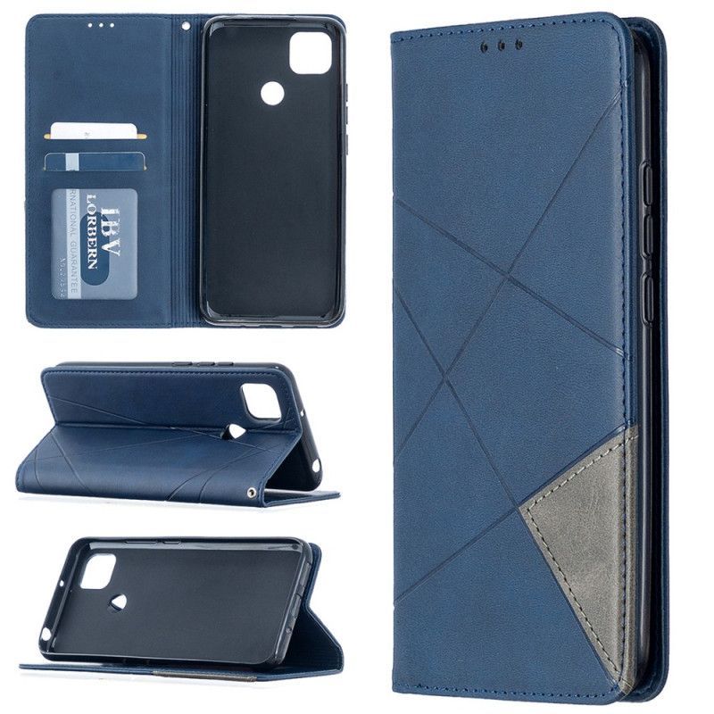 Kožené Pouzdro Folio Na Xiaomi Redmi 9c Umělecký Styl