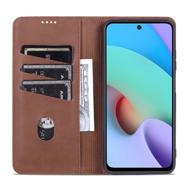 Kožené Pouzdro Folio Na Xiaomi Redmi Note 11 / Poco M4 Pro 5g Styl Kůže Azns