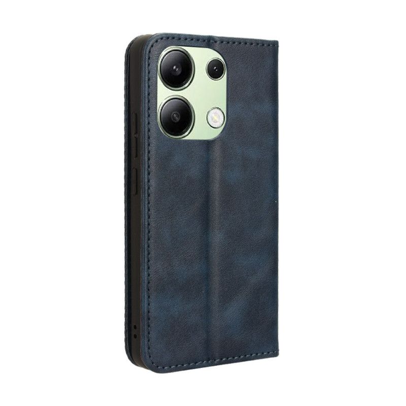 Kožené Pouzdro Folio Na Xiaomi Redmi Note 13 4g Vintage Umělá Kůže