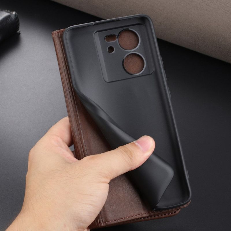 Kožené Pouzdro Folio Na Xiaomi Redmi Note 13 Pro Plus 5g Azns