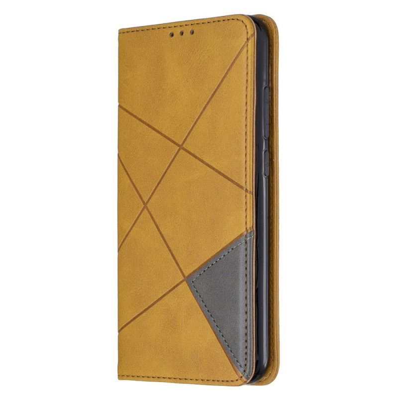 Kožené Pouzdro Folio Na Xiaomi Redmi Note 8 Umělecký Styl