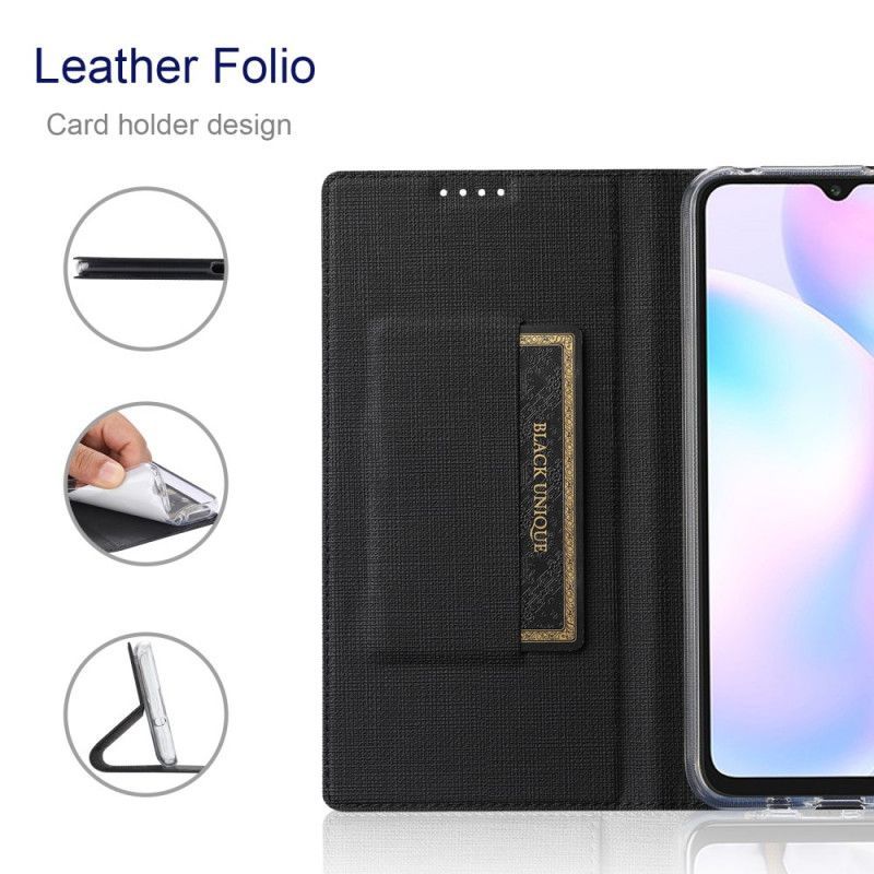 Kožené Pouzdro Folio Xiaomi Mi 10 Lite 5g / Redmi Note 9 Pro 5g Texturovaný Vili Dmx