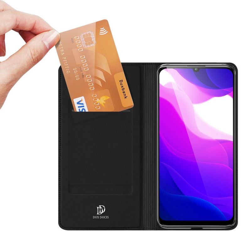 Kožené Pouzdro Folio Xiaomi Mi 10 Lite Kůže Pro Dux Ducis