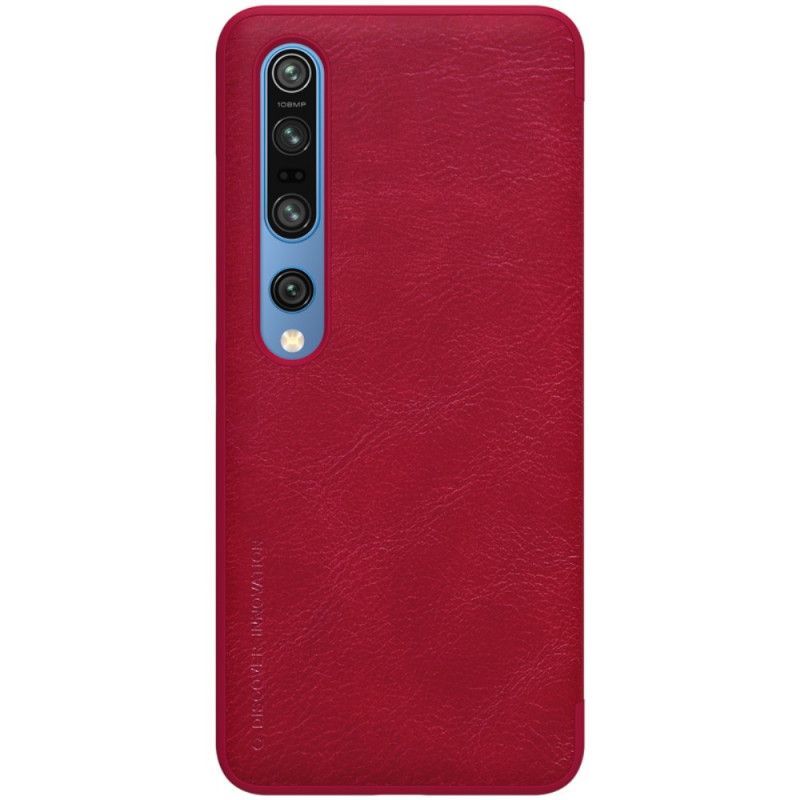 Kožené Pouzdro Folio Xiaomi Mi 10 / 10 Pro Série Nillkin Qin