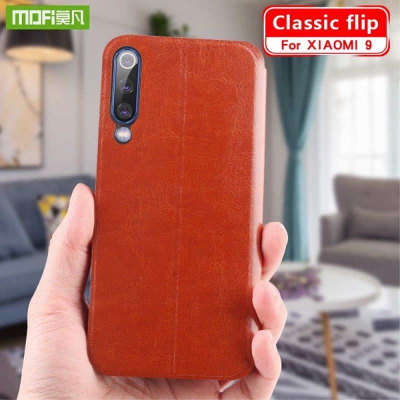 Kožené Pouzdro Folio Xiaomi Mi 9 Mofi Ročník