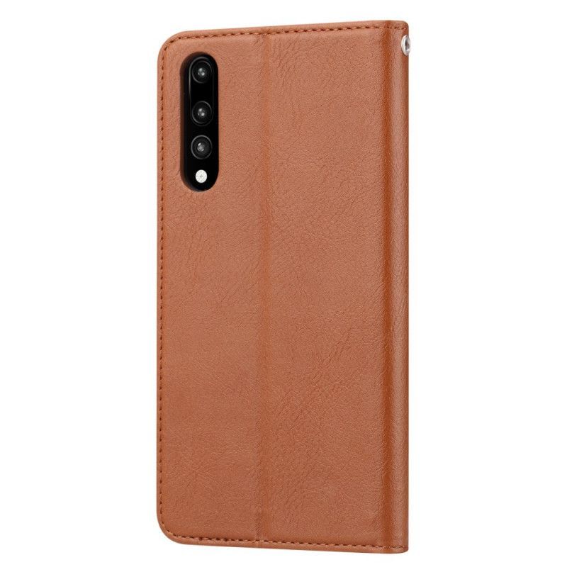 Kožené Pouzdro Folio Xiaomi Mi A3 Držák Na Karty Z Umělé Kůže