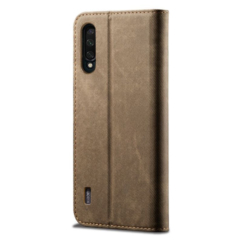 Kožené Pouzdro Folio Xiaomi Mi A3 Džínová Látka