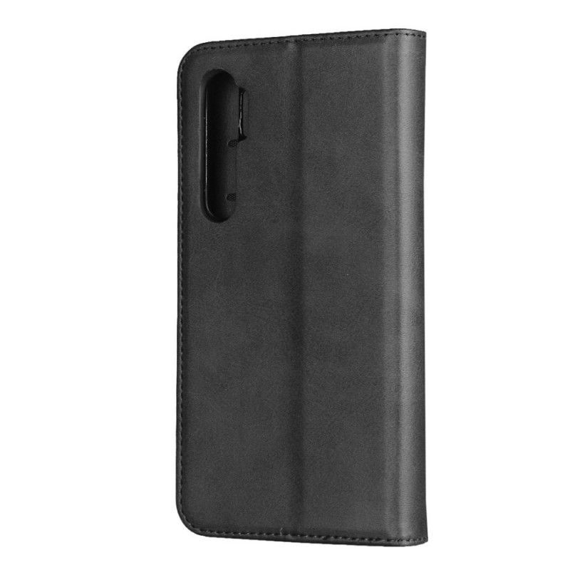 Kožené Pouzdro Folio Xiaomi Mi Note 10 Lite Elegantní Štípenka