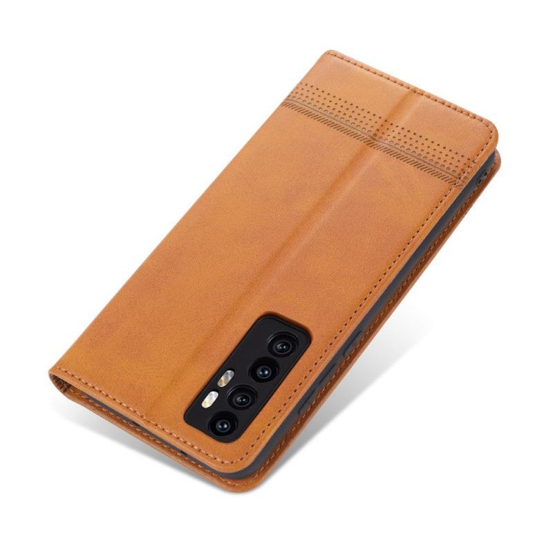 Kožené Pouzdro Folio Xiaomi Mi Note 10 Lite Styl Kůže Azns