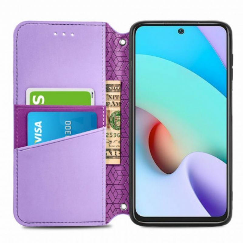 Kožené Pouzdro Folio Xiaomi Redmi 10 Mandala