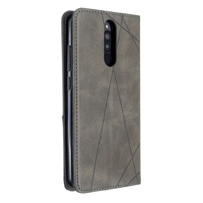 Kožené Pouzdro Folio Xiaomi Redmi 8 Umělecký Styl