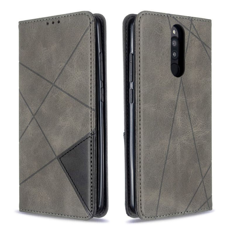 Kožené Pouzdro Folio Xiaomi Redmi 8 Umělecký Styl