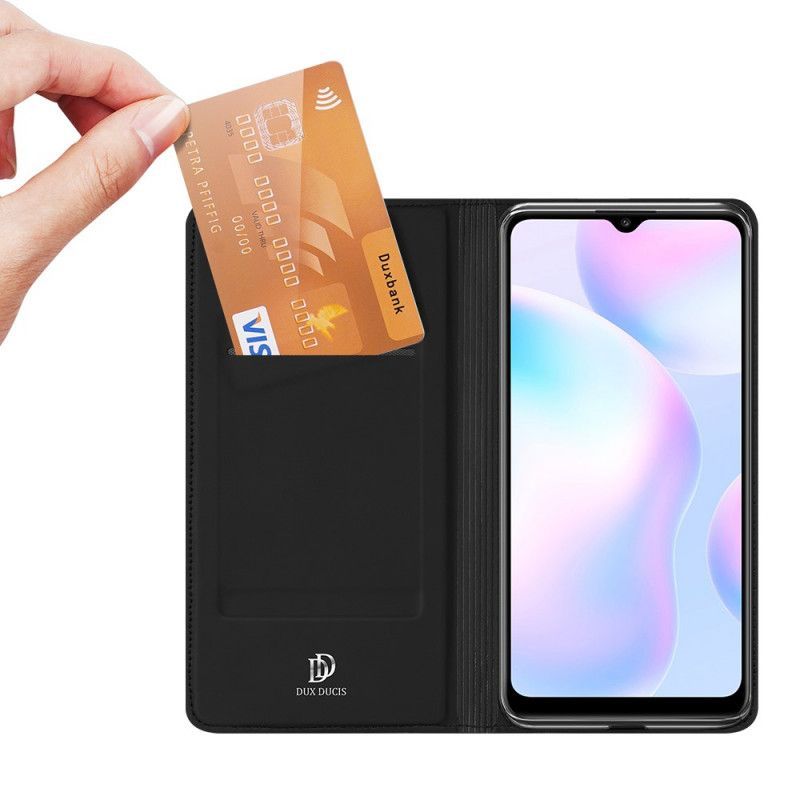 Kožené Pouzdro Folio Xiaomi Redmi 9a Kůže Pro Dux Ducis