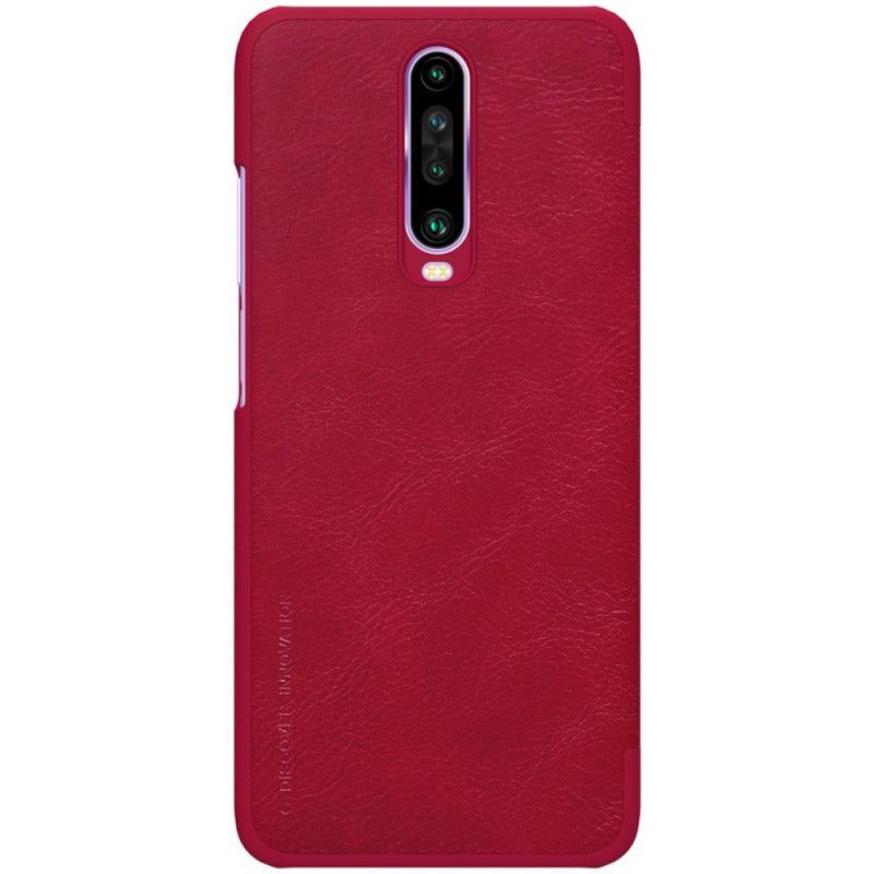 Kožené Pouzdro Folio Xiaomi Redmi K30 Série Nillkin Qin