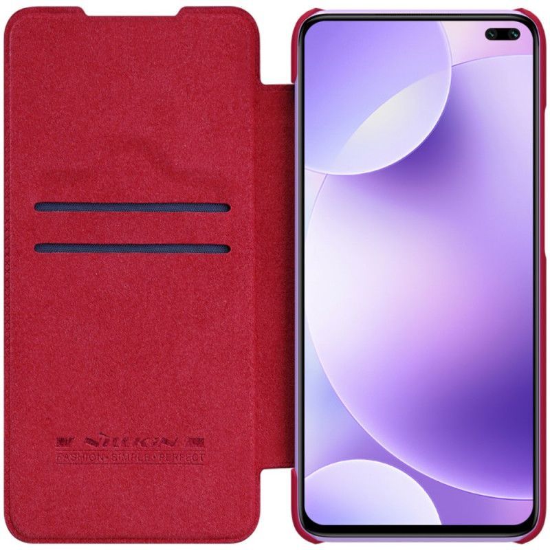 Kožené Pouzdro Folio Xiaomi Redmi K30 Série Nillkin Qin