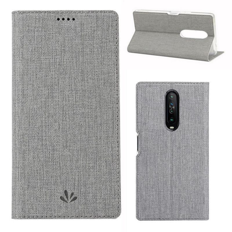 Kožené Pouzdro Folio Xiaomi Redmi K30 Vili Dmx S Texturou