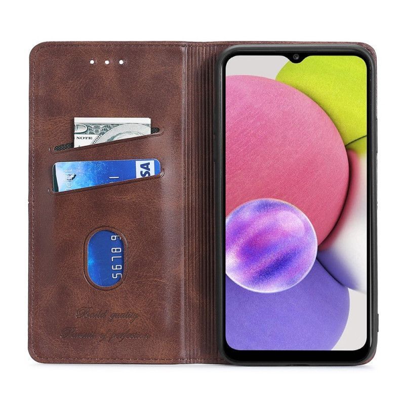 Kožené Pouzdro Folio Xiaomi Redmi Note 11 / Poco M4 Pro 5g Kožený Šev