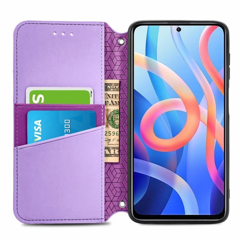 Kožené Pouzdro Folio Xiaomi Redmi Note 11 / Poco M4 Pro 5g Mandala