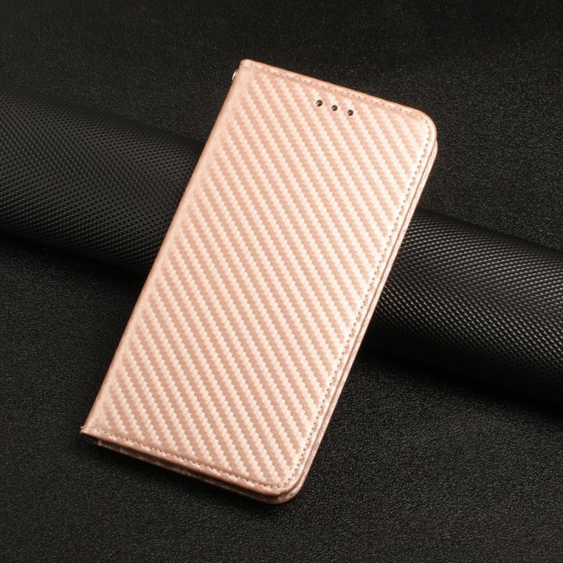 Kožené Pouzdro Folio Xiaomi Redmi Note 11 / Poco M4 Pro 5g Pásek Z Uhlíkových Vláken