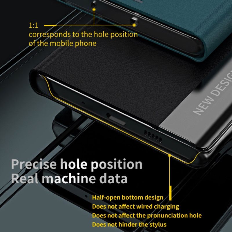 Kožené Pouzdro Folio Xiaomi Redmi Note 13 Pro 4g Nový Design