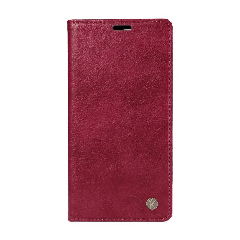 Kožené Pouzdro Folio Xiaomi Redmi Note 13 Pro 4g Vintage Yikatu