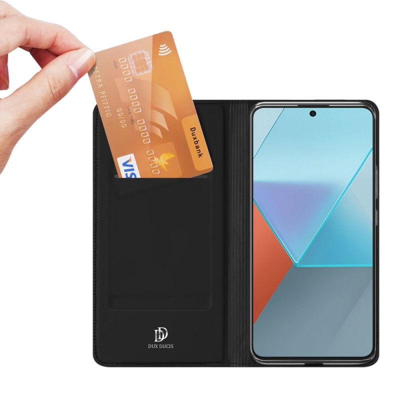 Kožené Pouzdro Folio Xiaomi Redmi Note 13 Pro 5g Řada Dux Ducis