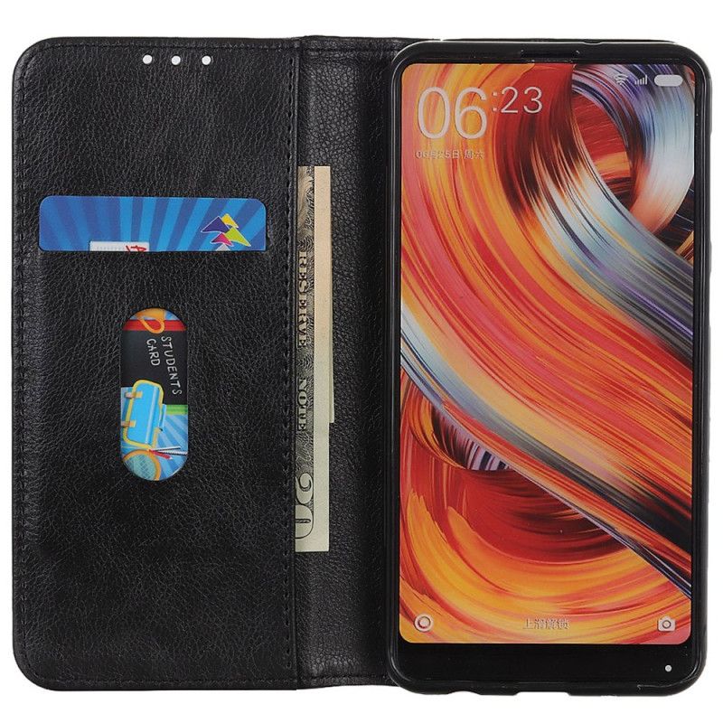 Kožené Pouzdro Folio Xiaomi Redmi Note 13 Pro Plus 5g Retro Štípaná Kůže