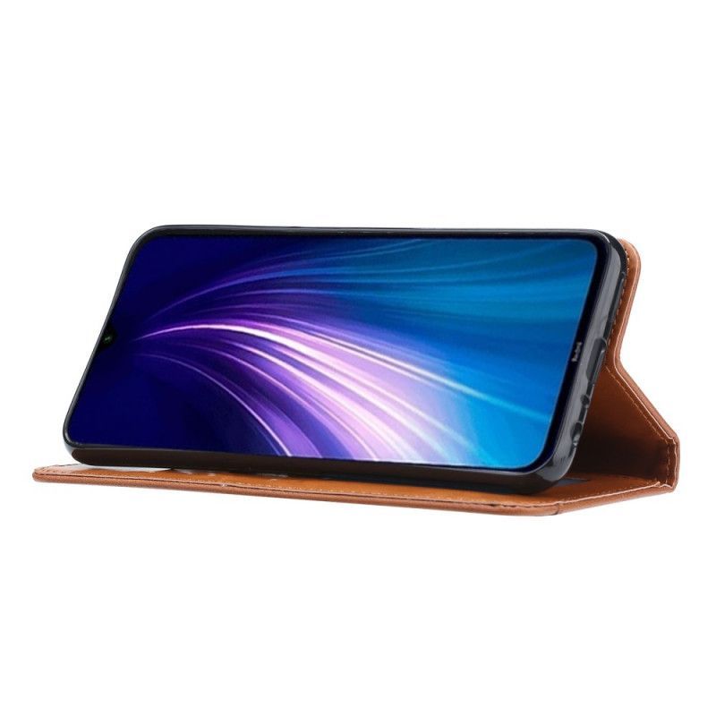 Kožené Pouzdro Folio Xiaomi Redmi Note 8 Držák Na Karty Z Umělé Kůže