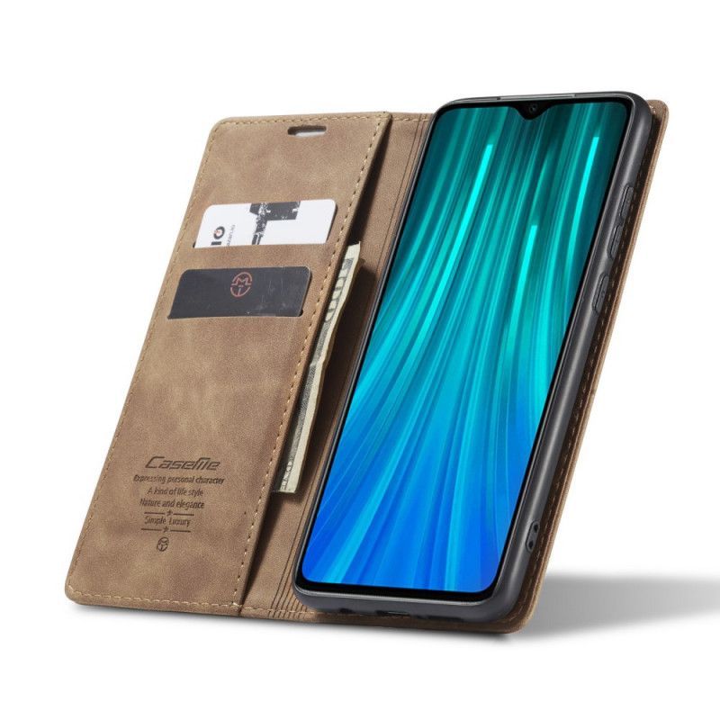 Kožené Pouzdro Folio Xiaomi Redmi Note 8 Pro Pouzdro Z Umělé Kůže