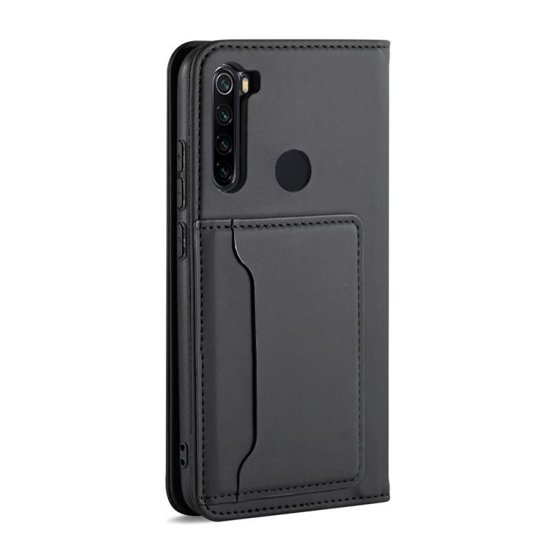 Kožené Pouzdro Folio Xiaomi Redmi Note 8t Držák Podpůrné Karty