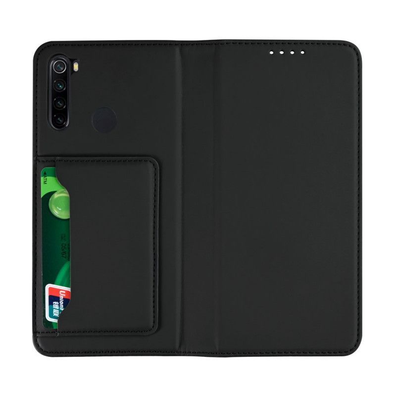 Kožené Pouzdro Folio Xiaomi Redmi Note 8t Držák Podpůrné Karty