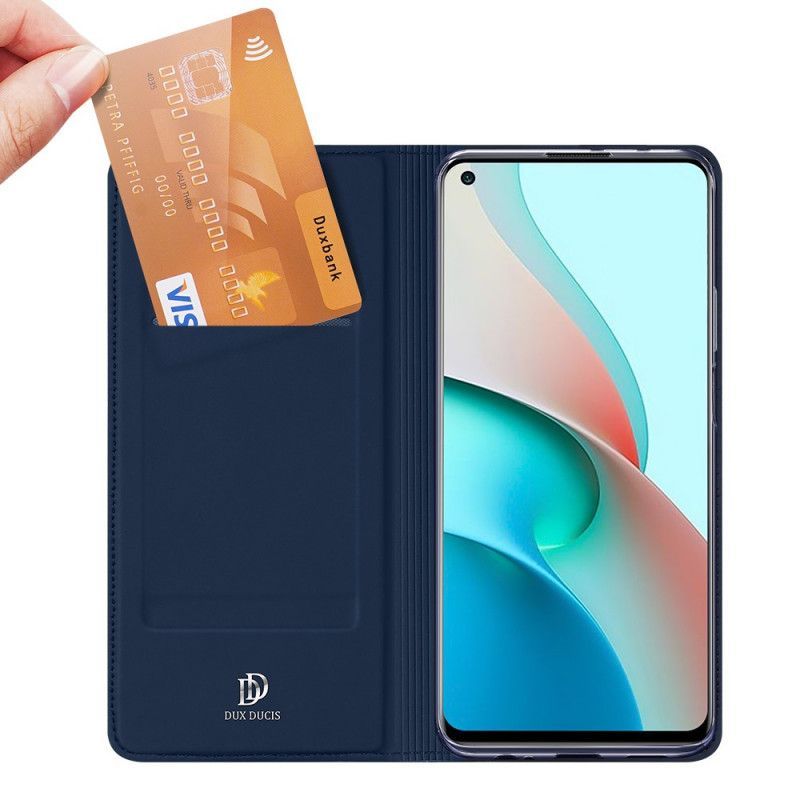 Kožené Pouzdro Folio Xiaomi Redmi Note 9 5g / Note 9t 5g Kůže Pro Dux Ducis