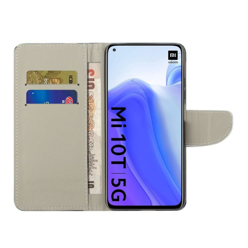 Kožené Pouzdro Na Xiaomi Mi 10t / 10t Pro Motýli