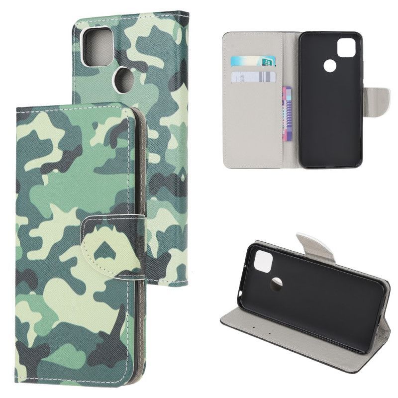 Kožené Pouzdro Na Xiaomi Redmi 9c Camo