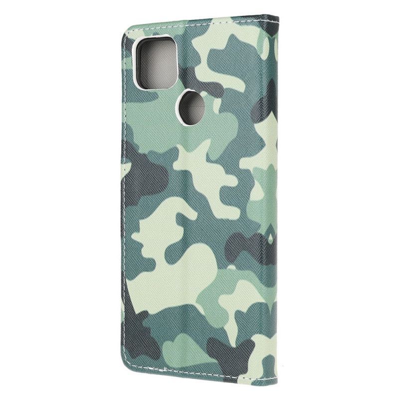 Kožené Pouzdro Na Xiaomi Redmi 9c Camo