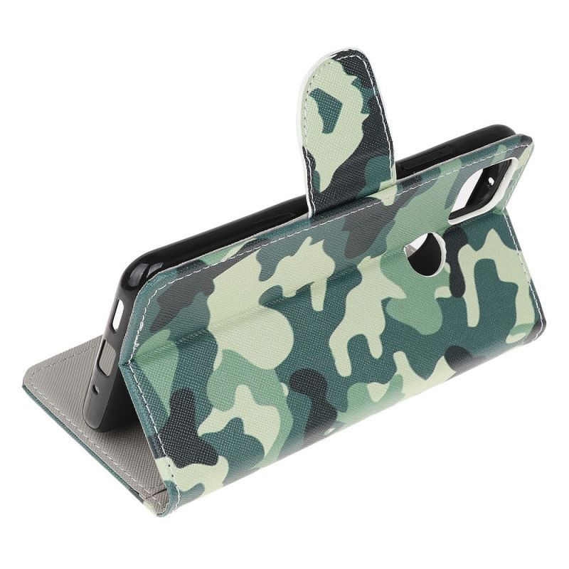 Kožené Pouzdro Na Xiaomi Redmi 9c Camo