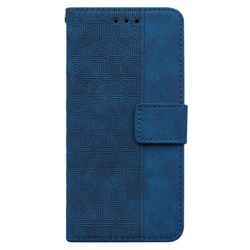 Kožené Pouzdro Na Xiaomi Redmi Note 12 5G Na Lana Strappy Vzor