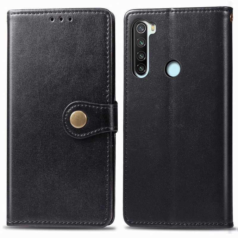 Kožené Pouzdro Na Xiaomi Redmi Note 8t Litchi Kožený Klobouk Princ