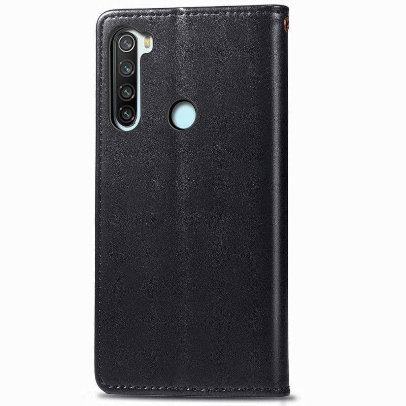 Kožené Pouzdro Na Xiaomi Redmi Note 8t Litchi Kožený Klobouk Princ