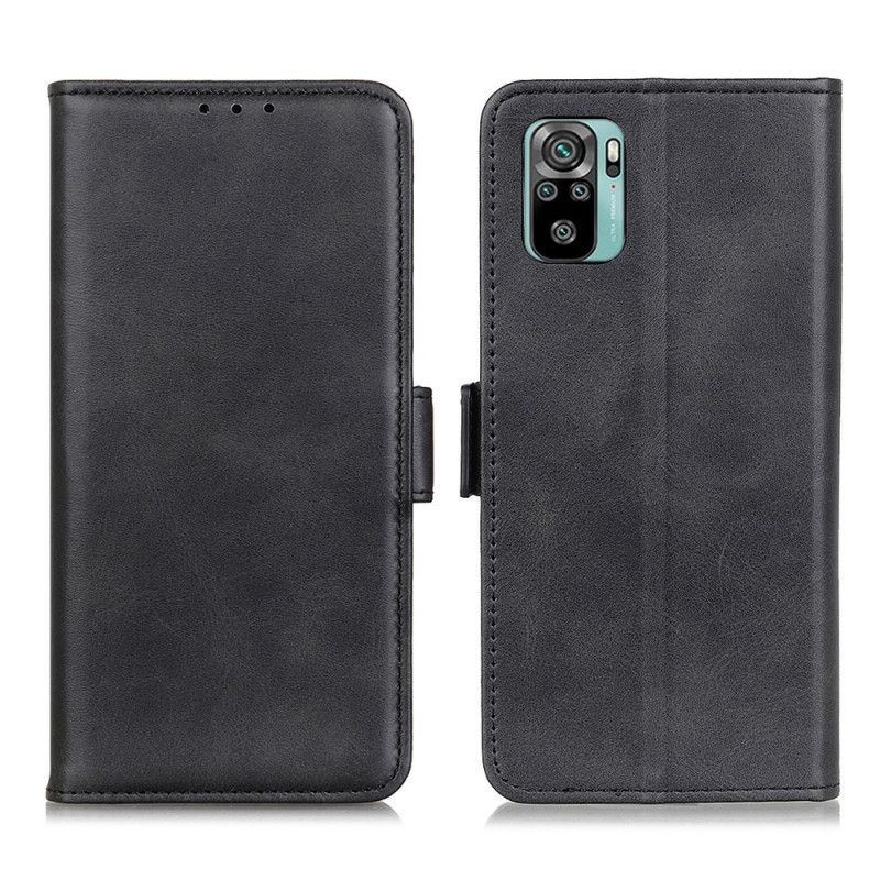 Kožené Pouzdro Xiaomi Redmi Note 10 / Note 10s Dvojitá Klapka